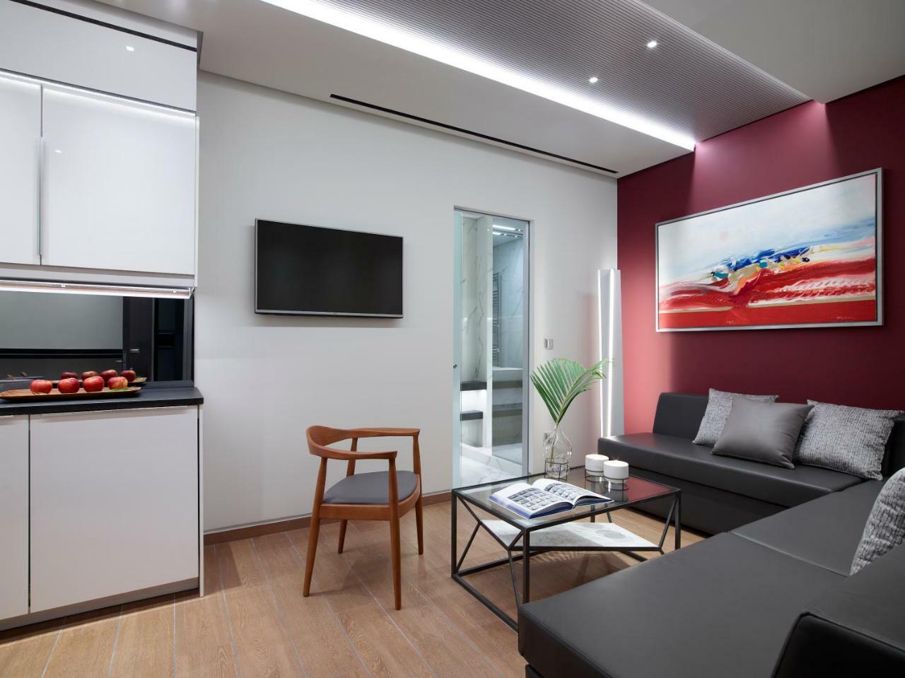 Athens Ikon Aparthotel Bagian luar foto